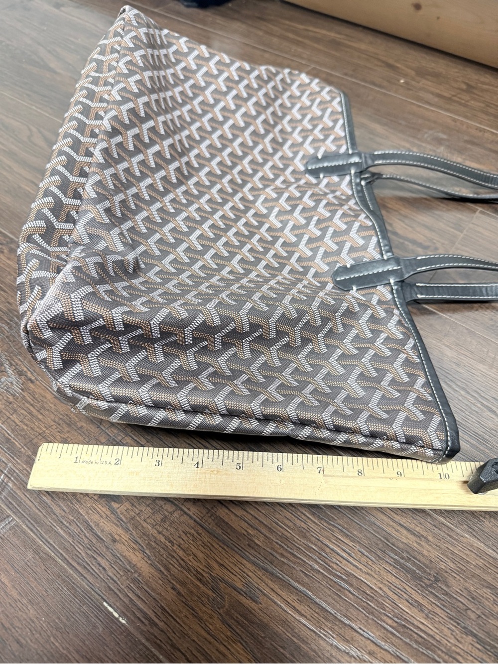 EMO BLACK LUXURY PATTERN TOTE - Picture 2 of 6